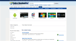 Desktop Screenshot of codecs.downloadatoz.com