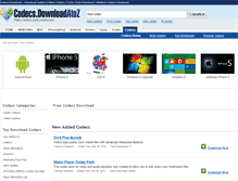 Tablet Screenshot of codecs.downloadatoz.com